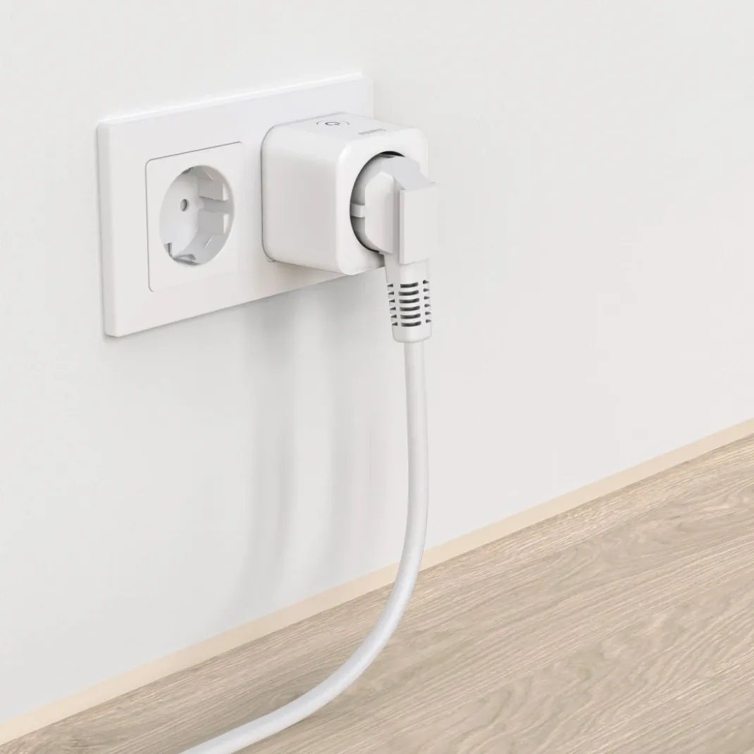 Smarte WLAN-Steckdose, Matter, sprach-/appgesteuert, Strommessgerät, 3.680W