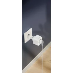 Smarte WLAN-Steckdose, Matter, sprach- u. appgesteuert, nachrüstbar, 3.680W