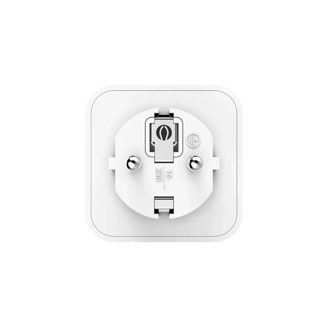 Smarte WLAN-Steckdose, Matter, sprach- u. appgesteuert, nachrüstbar, 3.680W