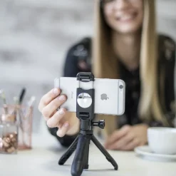 Smartphone-Ministativ "Pocket", 20 cm, Schwarz