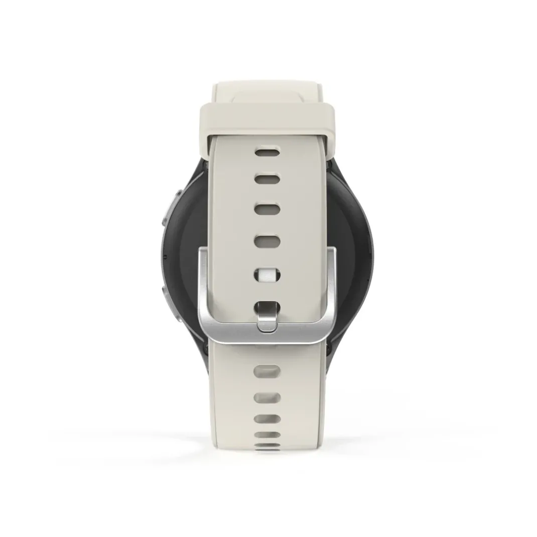 Smartwatch "8900", GPS, AMOLED 43 mm, Telefonfunktion, Alexa, rund, Silber