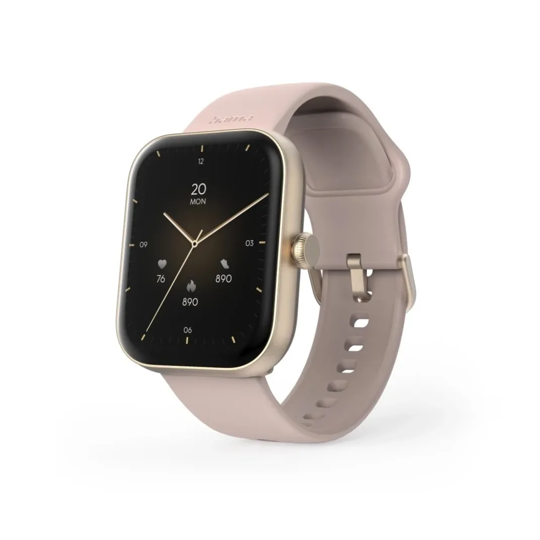 Smartwatch "5000", Telefonfunktion, Schlafüberwachung, IP68, 47 mm, Rosé