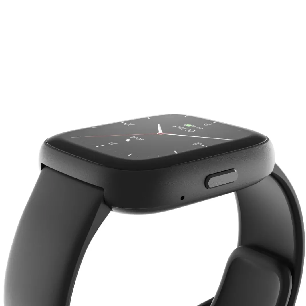 Smartwatch "4000", Telefonfunktion, Schlafüberwachung, IP68, 46 mm, Schwarz
