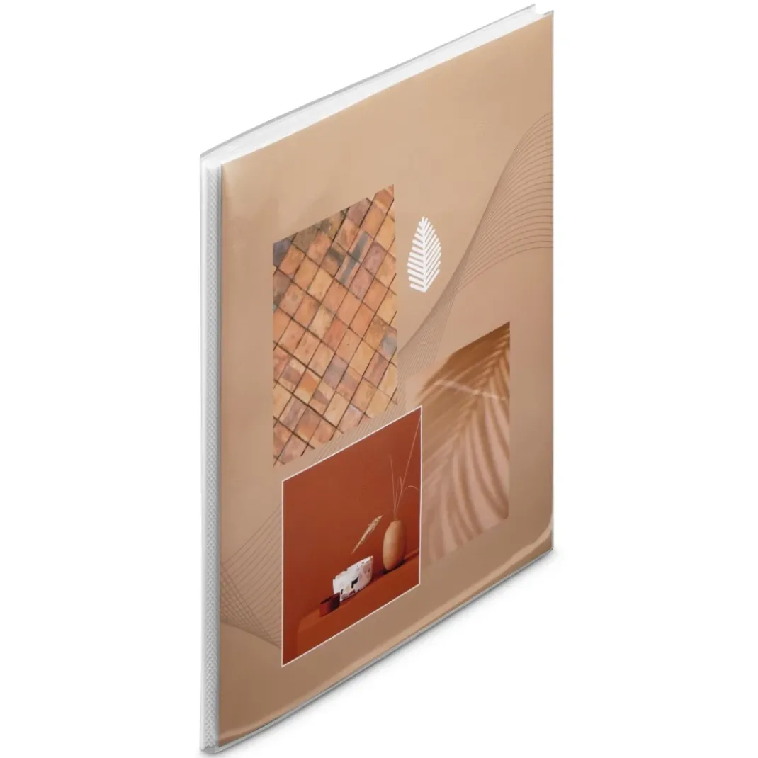 Softcover-Album "Singo II", für 80 Fotos im Format 10x15 cm, Terracotta