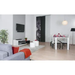 Soundbar-Halterung, universal, fix, für Befestigung am TV-Gerät, Schwarz