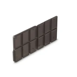Speicherkarten-Box für 12 SD-Karten, flach, Schwarz/Transparent