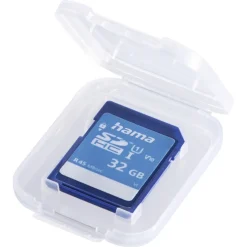 Speicherkarten-Box "SD Slim Box", für 1 Karte, Transparent