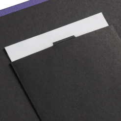 Spiral-Album "Fine Art", 24x17 cm, 50 schwarze Seiten, Grau