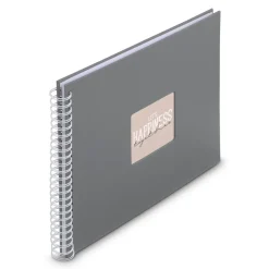 Spiral-Album "Fine Art", 36x32 cm, 50 weiße Seiten, Steingrau