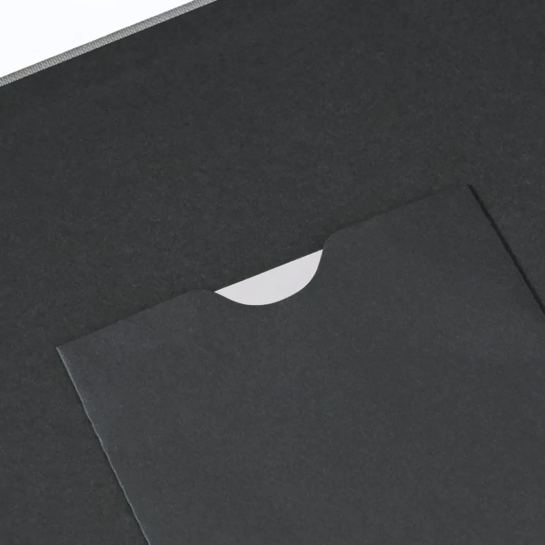 Spiral-Album "Fine Art", 24x17 cm, 50 schwarze Seiten, Salbei