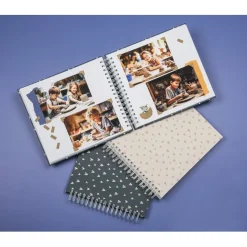 Spiral-Album "Lovely", 28x24 cm, 50 weiße Seiten, Beige