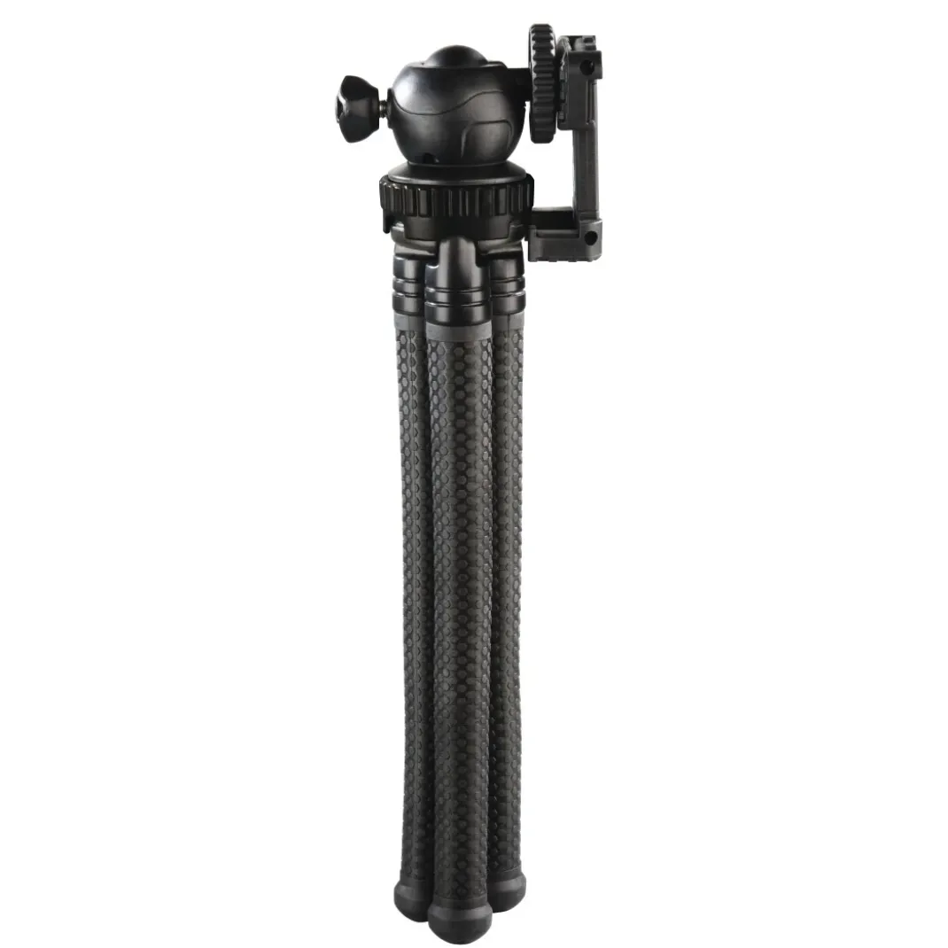 Stativ "FlexPro" für Smartphone, GoPro und Fotokameras, 27 cm, Schwarz