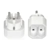 Steckdosenadapter 2-fach, 2x Euro-Steckdose, Doppelpack, Weiß