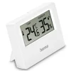 Thermometer und Hygrometer "Ebro", digital, für innen oder außen, Weiß