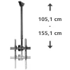TV-Deckenhalterung, schwenkbar, neigbar, 165 cm (65") bis 50 kg