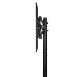 TV-Ständer mit Rollen "Trolley", bis 75 Zoll, höhenverstellbar, Schwarz