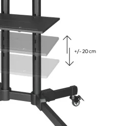 TV-Ständer mit Rollen
