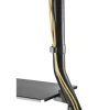TV-Ständer mit Rollen "Trolley", bis 100 Zoll, höhenverstellbar, Schwarz