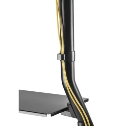TV-Ständer mit Rollen "Trolley", bis 100 Zoll, höhenverstellbar, Schwarz