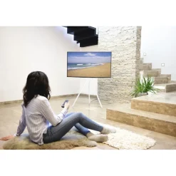 TV-Ständer, Staffelei freistehend, höhenverstellbar, 191 cm (75