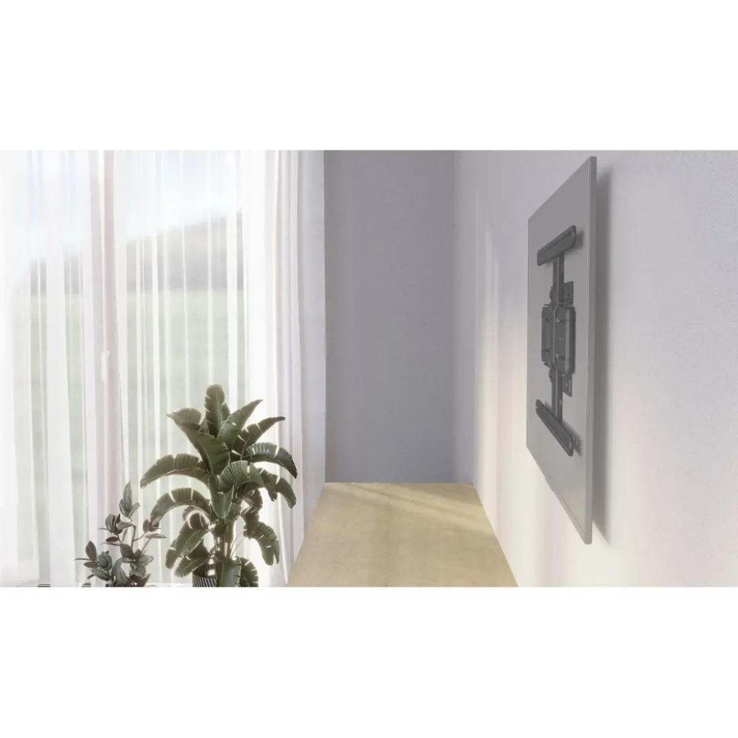 TV-Wandhalterung FULLMOTION "Ultraslim", 600x400, 229 cm (90"), Schwarz