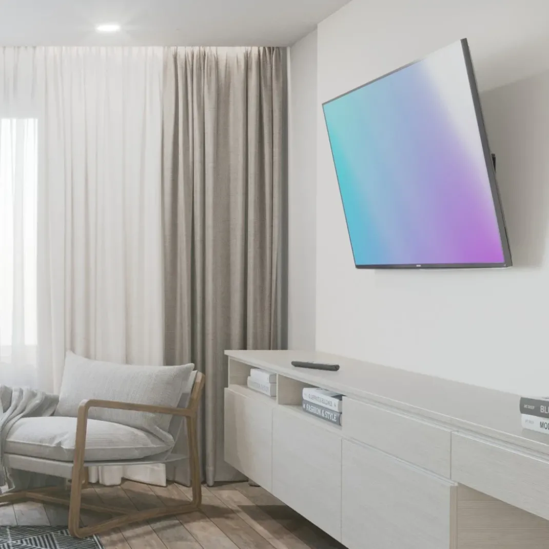 TV-Wandhalterung, neigbar, 191 cm (75") bis 40 kg