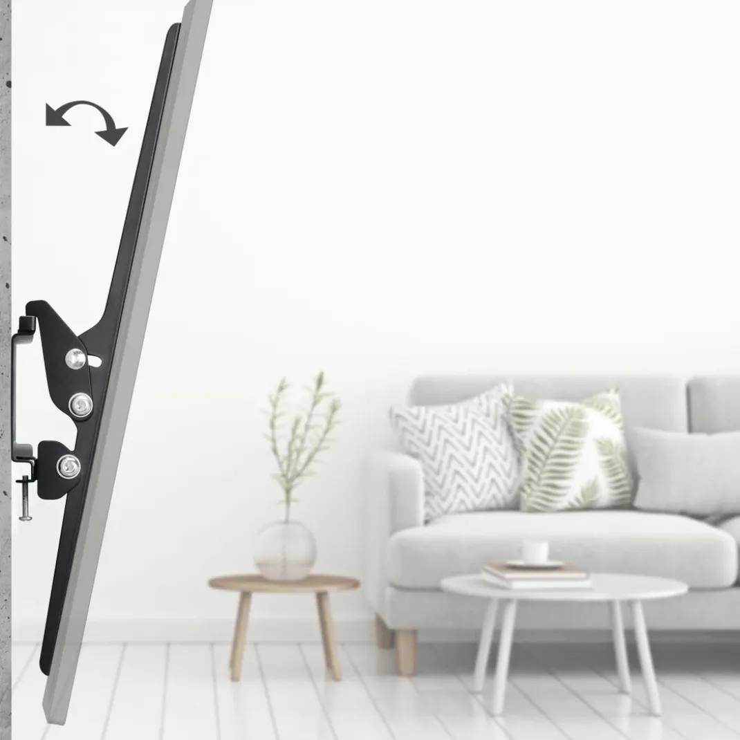 TV-Wandhalterung, neigbar, 191 cm (75") bis 40 kg
