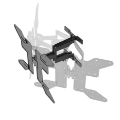 TV-Wandhalterung, OLED, flach, schwenkbar, ausziehbar, 229cm (90") bis 50kg