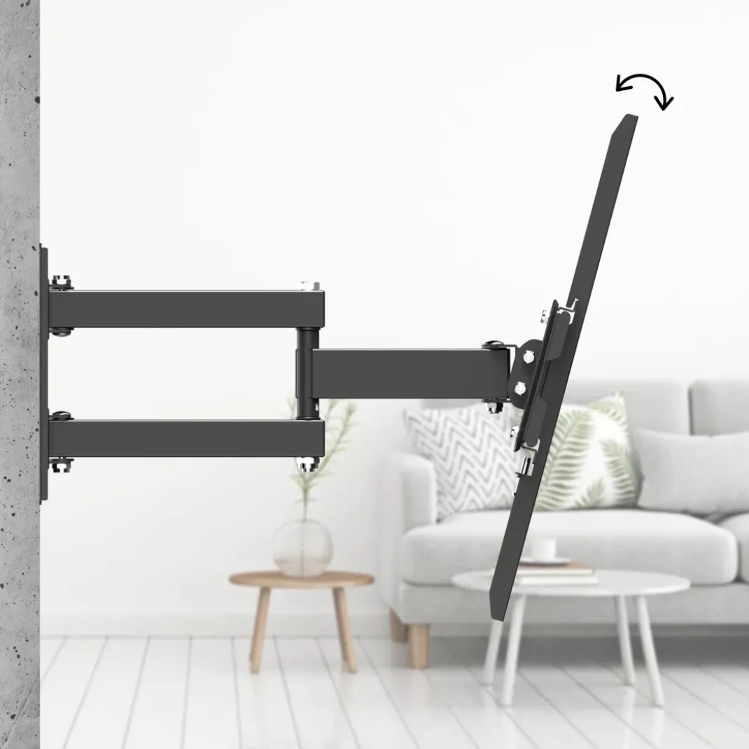 TV-Wandhalterung, schwenkbar, neigbar, ausziehbar, 191 cm (75"), bis 40 kg