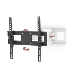 TV-Wandhalterung, schwenkbar, neigbar, ausziehbar, 165 cm (65") bis 35 kg