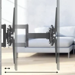 TV-Wandhalterung, schwenkbar, neigbar, ausziehbar, 216 cm (85