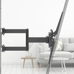 TV-Wandhalterung, schwenkbar, neigbar, ausziehbar, 216 cm (85