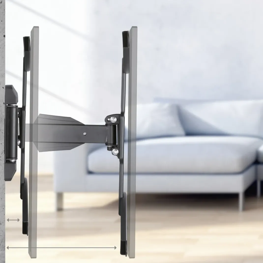TV-Wandhalterung, schwenkbar, neigbar, ausziehbar, 165 cm (65") bis 35 kg