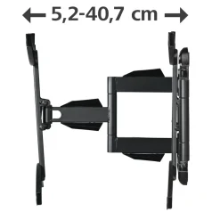 TV-Wandhalterung, schwenkbar, neigbar, ausziehbar, 165 cm (65") bis 35 kg
