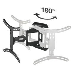 TV-Wandhalterung, schwenkbar, neigbar, ausziehbar, 165 cm (65") bis 35 kg