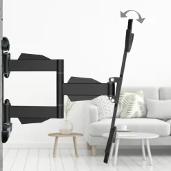 TV-Wandhalterung, schwenkbar, neigbar, ausziehbar, 165 cm (65