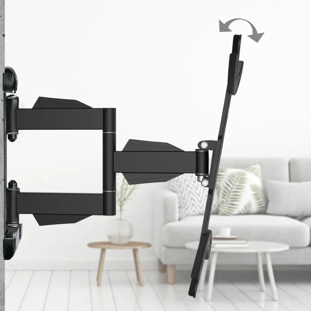 TV-Wandhalterung, schwenkbar, neigbar, ausziehbar, 165 cm (65") bis 35 kg