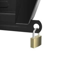 TV-Wandhalterung, schwenkbar, neigbar, Diebstahlschutz, 165 cm (65