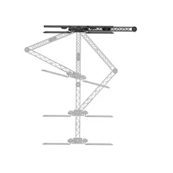 TV-Wandhalterung, schwenkbar, neigbar, extra flach, 122 cm (48