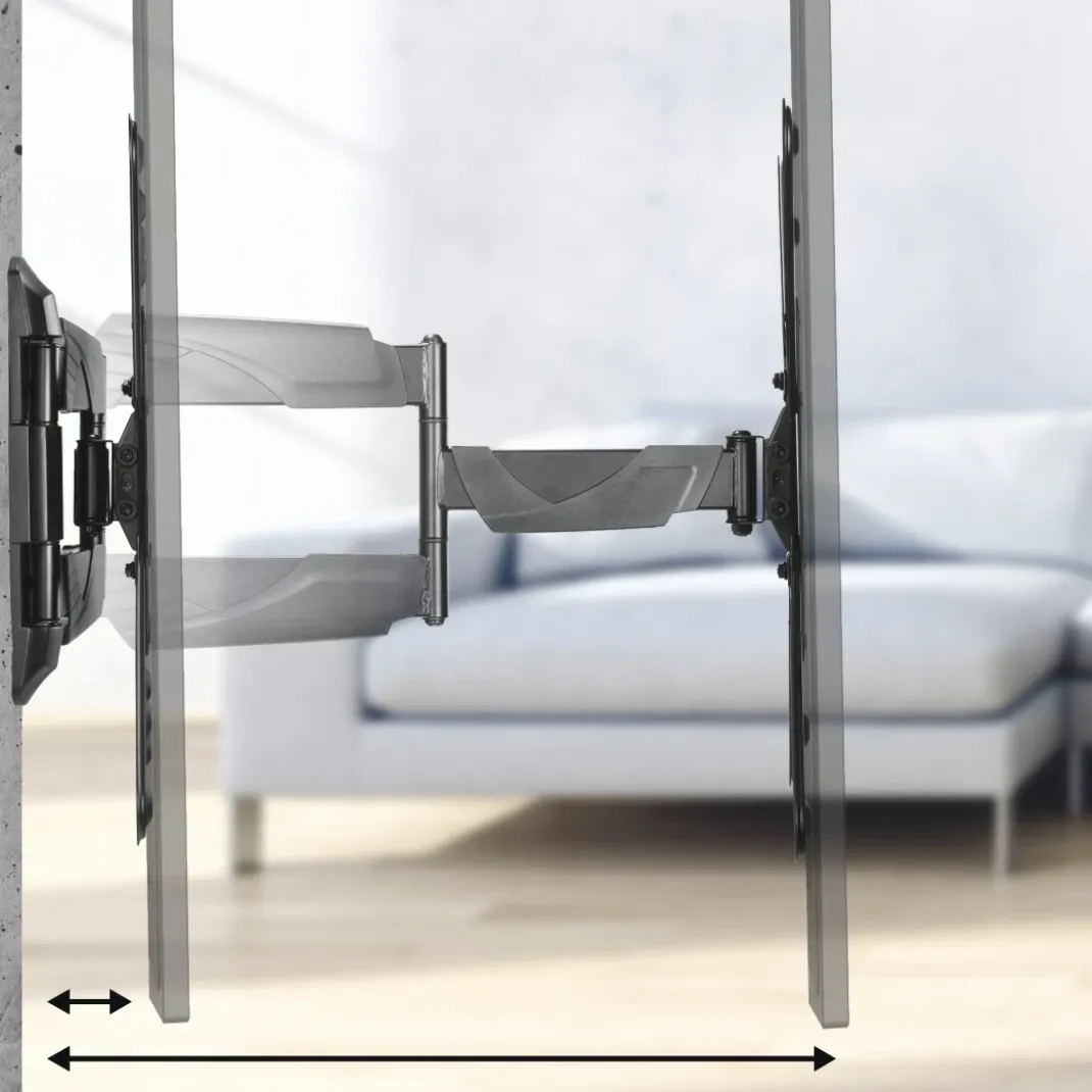 TV-Wandhalterung, schwenkbar, neigbar, ausziehbar, 165 cm (65") bis 35 kg