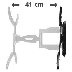 TV-Wandhalterung, schwenkbar, neigbar, ausziehbar, 229 cm (90") bis 50 kg