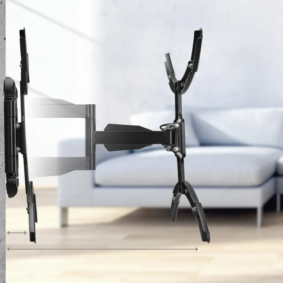 TV-Wandhalterung, schwenkbar, neigbar, ausziehbar, 229 cm (90") bis 50 kg