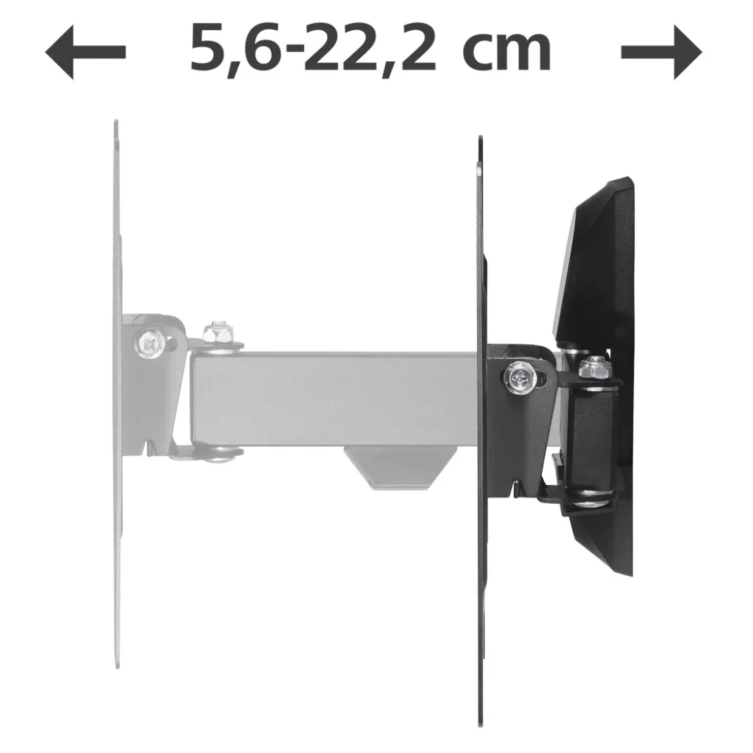 TV-Wandhalterung, schwenkbar, neigbar, 122 cm (48") bis 20 kg