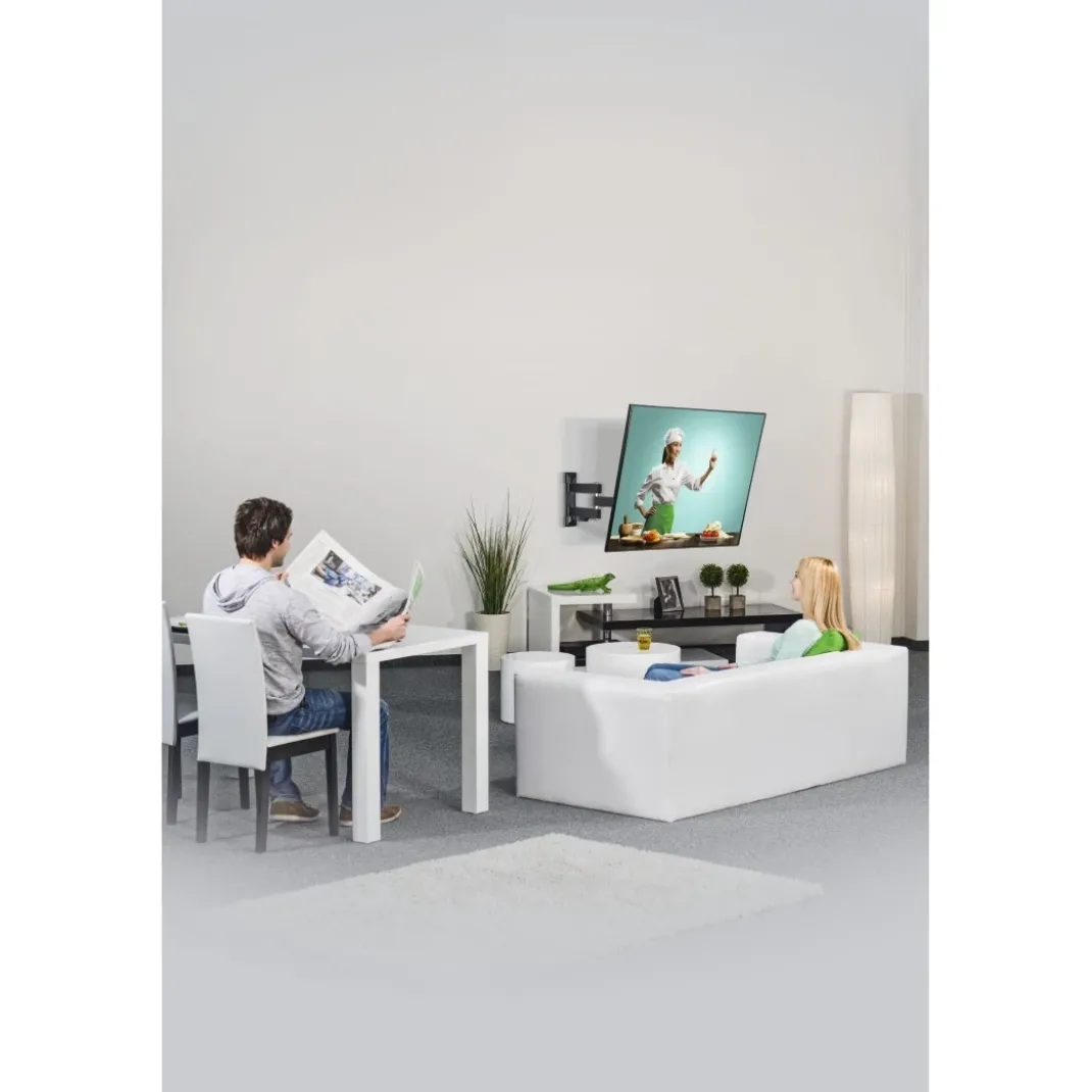 TV-Wandhalterung, schwenkbar, neigbar, ausziehbar, 122 cm (48") bis 20 kg