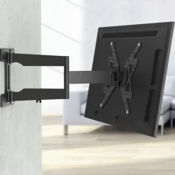 TV-Wandhalterung schwenkbar, ausziehbar, langer Arm, 165 cm (65