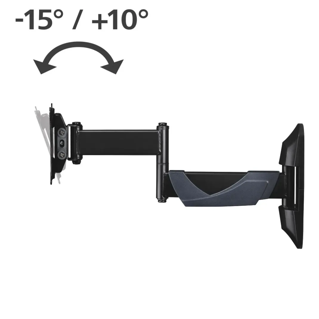 TV-Wandhalterung, schwenkbar, neigbar, ausziehbar, 66 cm (26") bis 25 kg