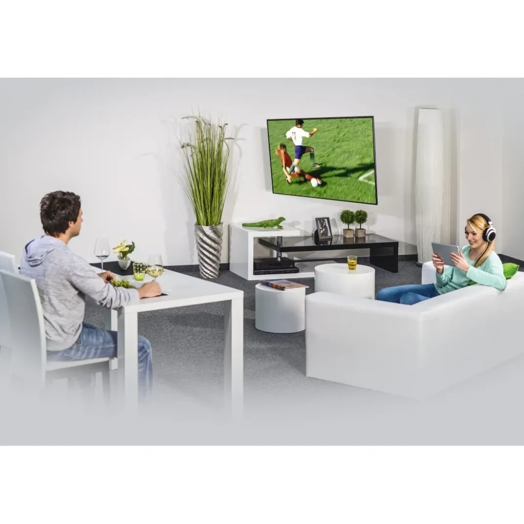 TV-Wandhalterung, schwenkbar, neigbar, ausziehbar, 66 cm (26") bis 25 kg
