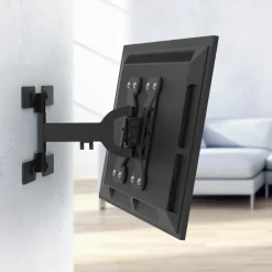 TV-Wandhalterung, schwenkbar, neigbar, extra flach, 122 cm (48