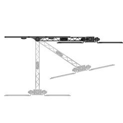 TV-Wandhalterung, schwenkbar, neigbar, extra flach, 122 cm (48