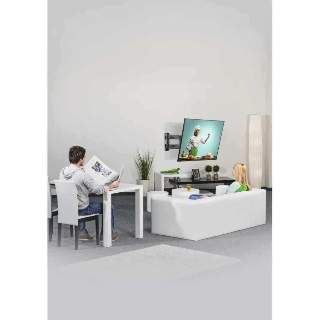 TV-Wandhalterung, schwenkbar, neigbar, ausziehbar, 122 cm (48") bis 35 kg